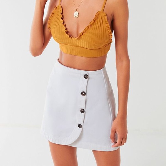 white skirt urban outfitters